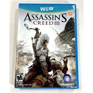 Assassin's Creed III Nintendo Wii U 2012 Complete With Manual Tested